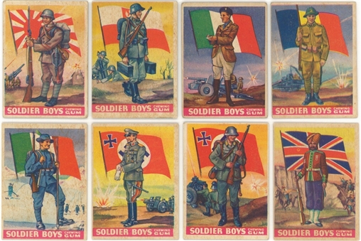 1934 R142 Goudey "Soldier Boys" Complete Set (24)